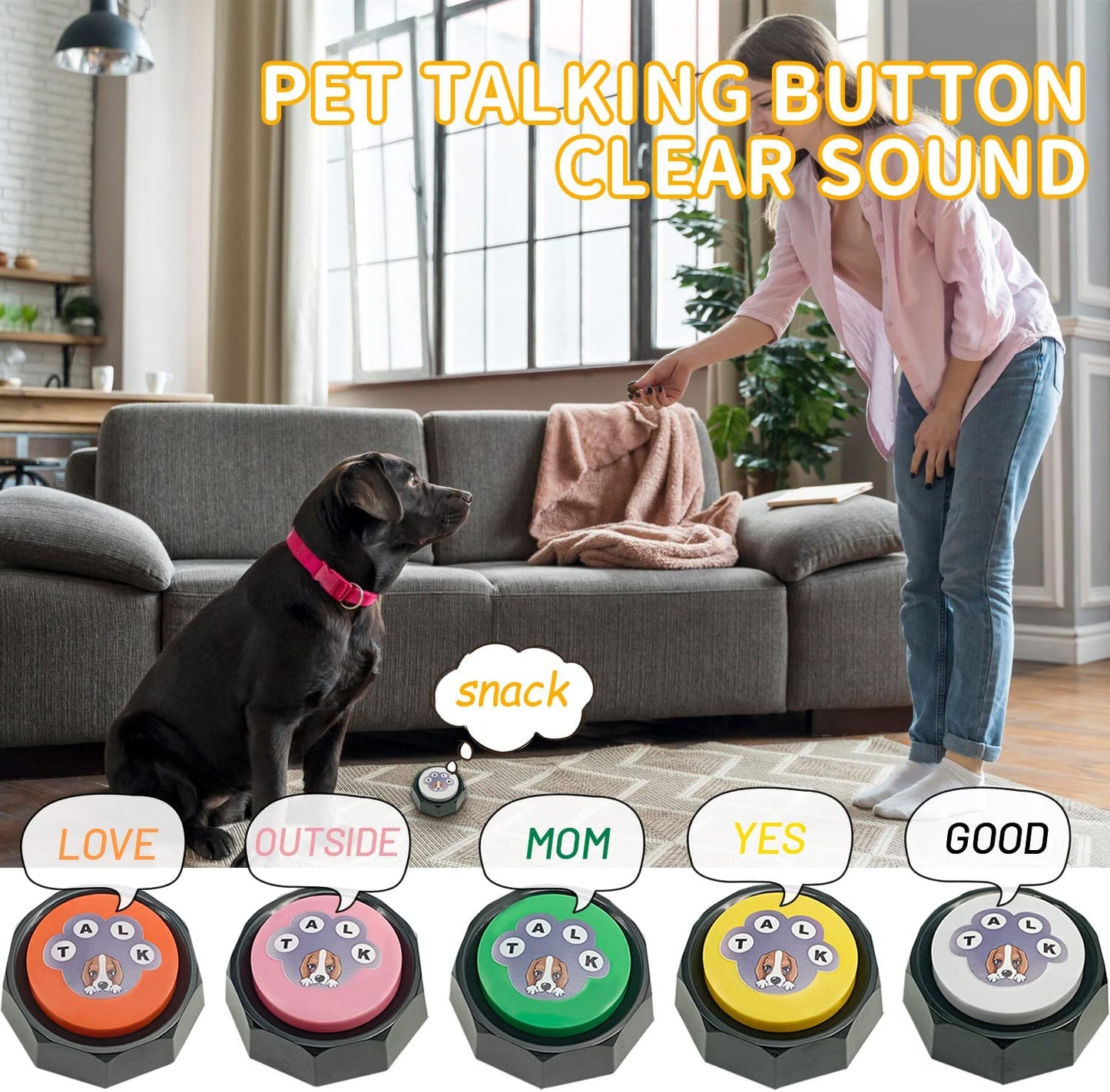 Train your dog to speak human with these magical talking buttons!